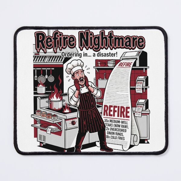 Item preview, Refire Nightmare: Chef's Worst Friday Night designed and sold by BrewChef.