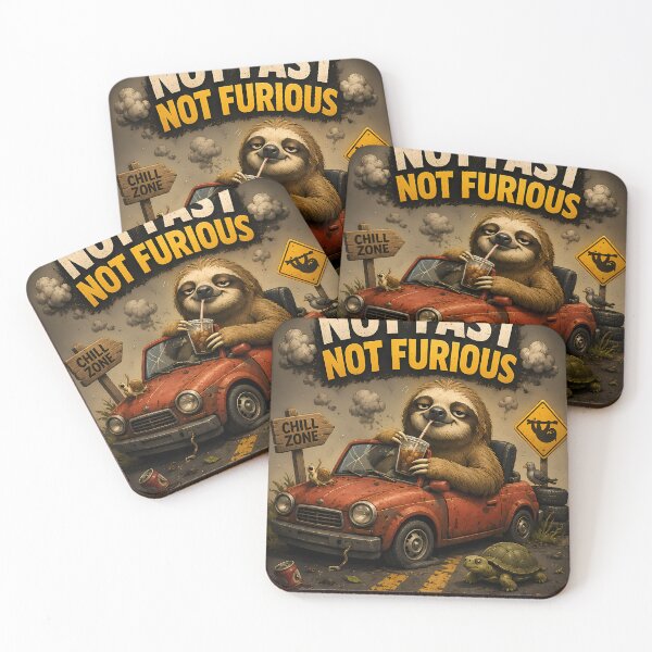 Item preview, Not fast to furious funny sloth designed and sold by GGAUL.