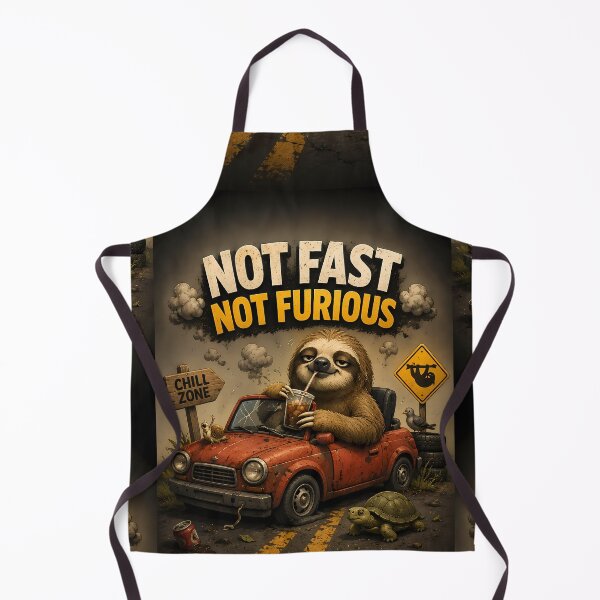 Item preview, Not fast to furious funny sloth designed and sold by GGAUL.