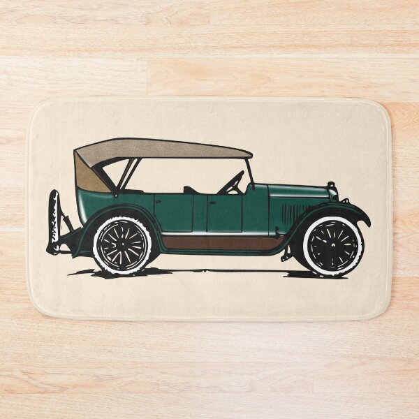 Item preview, Green Automobile Retro Oldtimers - Vintage Classic Cars designed and sold by Becky-Poppins.