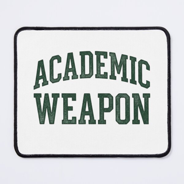 Item preview, Academic Weapon Retro Student Shirt designed and sold by Amr Darwish Graphic designer.