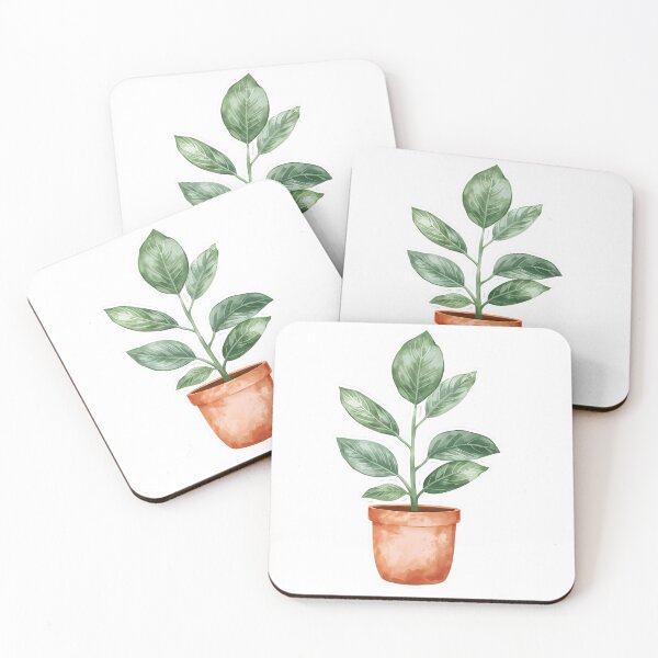 Item preview, Watercolor Fiddle Leaf Fig Botanical Plant designed and sold by KooksStudio.