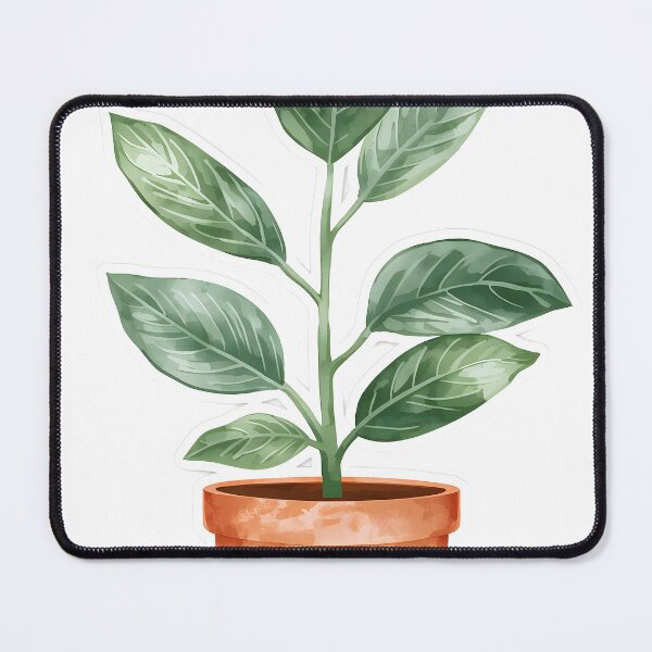 Item preview, Watercolor Fiddle Leaf Fig Botanical Plant designed and sold by KooksStudio.