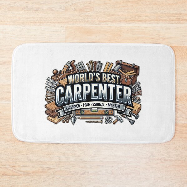 Item preview, World's Best Carpenter Professional Tradesman designed and sold by CdnVeteranGraphics .