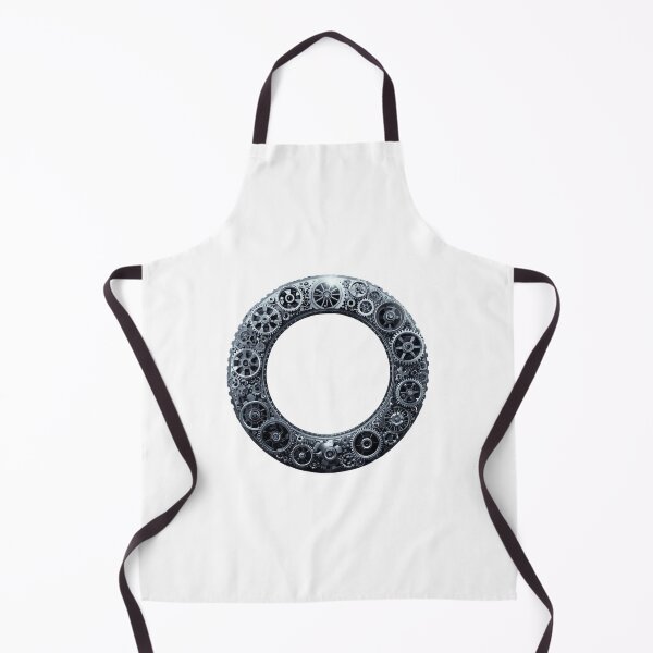 Item preview, O Letter Gear Design | Mechanical Alphabet Art | Industrial Engineering Monogram designed and sold by Baby Adee Collective.