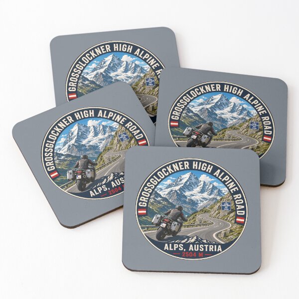 Item preview, Grossglockner High Alpine Road Austria Motorcycle Sticker TShirt 07 designed and sold by OuterShellUK.