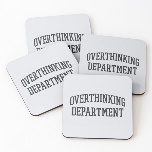 Item preview, Overthinking Department Funny Anxiety Student Tee designed and sold by Amr Darwish Graphic designer.