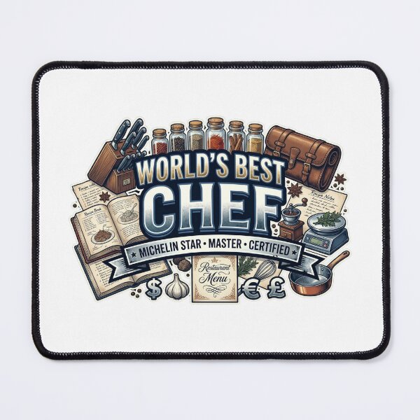 Item preview, World's Best Chef Culinary Master Cook Design designed and sold by CdnVeteranGraphics .
