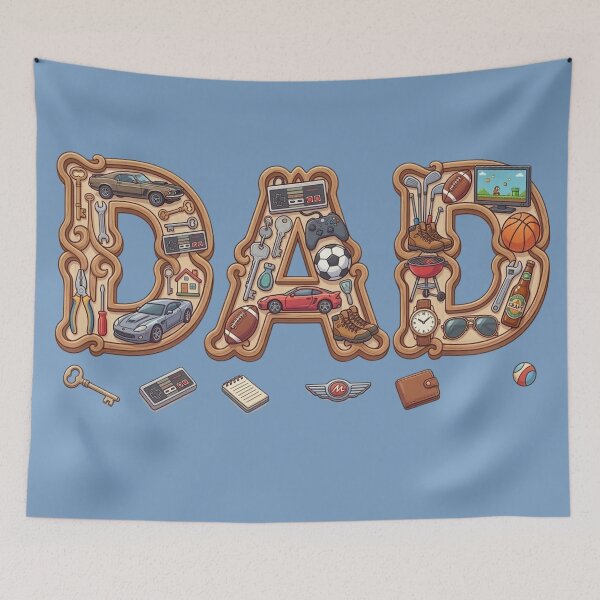 Item preview, Dad Interests Gift Art designed and sold by MarselArt.