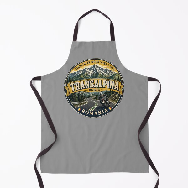 Item preview, Transalpina Romania Motorcycle Sticker T-Shirt 08 designed and sold by OuterShellUK.