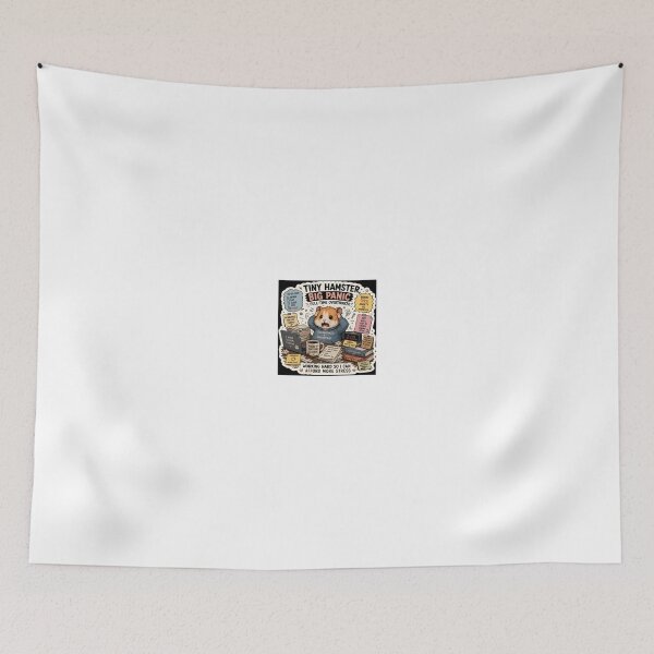 Item preview, Hamster Panic Mode ON | Funny Work Stress Meme Sticker | Relatable Office Humor designed and sold by RohitPrints.