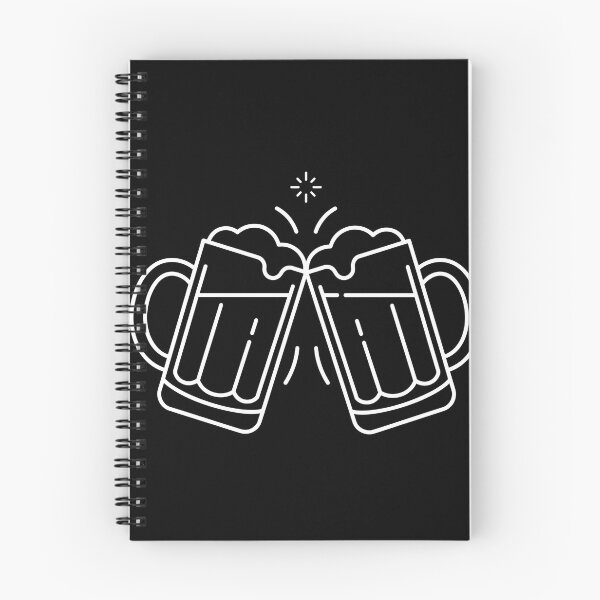 Item preview, Minimalist Clinking Beer Mugs Cheers Line Art designed and sold by TeNovaStudio.
