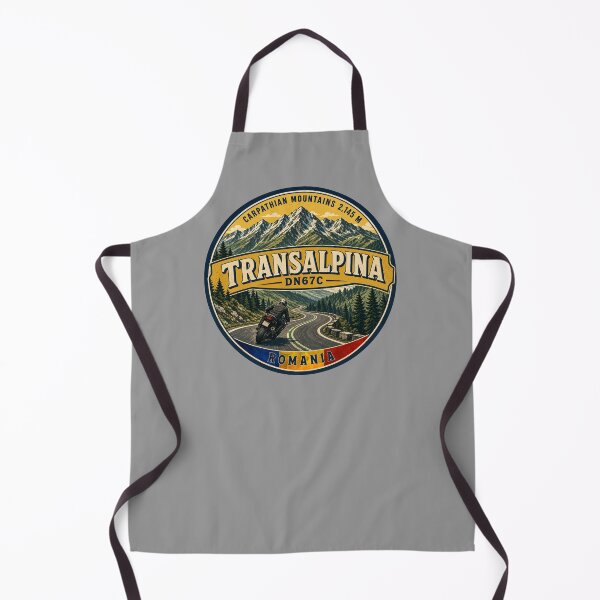Item preview, Transalpina Romania Motorcycle Sticker T-Shirt 09 designed and sold by OuterShellUK.