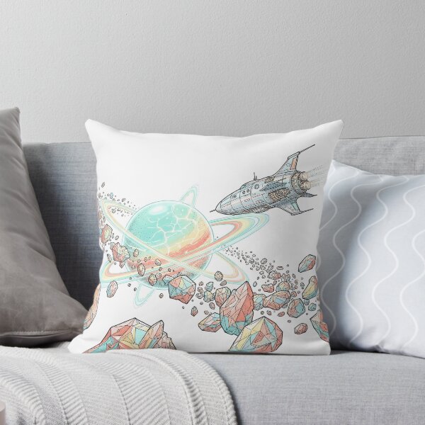 Item preview, Retro Futurism Deep Space Exploration Pastel Sci-Fi Art designed and sold by Sunday Social Club.