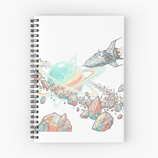 Item preview, Retro Futurism Deep Space Exploration Pastel Sci-Fi Art designed and sold by Sunday Social Club.