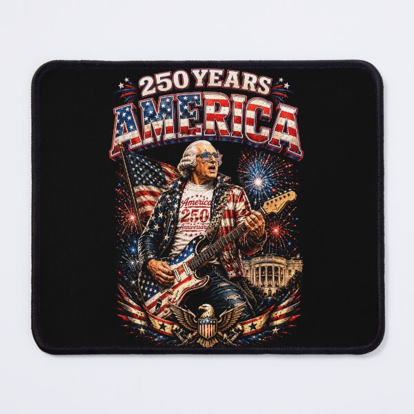 Item preview, George Washington Playing Guitar 4th July 250th Anniversary designed and sold by Patchina.