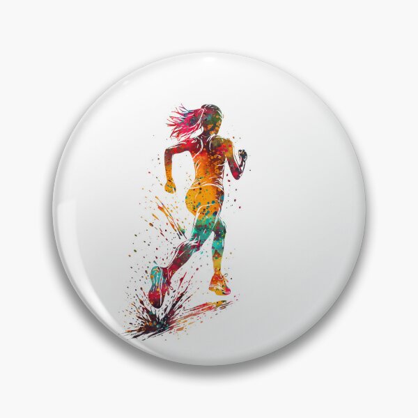 Item preview, Running Woman Watercolor designed and sold by Liededrom..