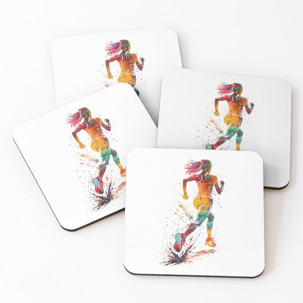 Item preview, Running Woman Watercolor designed and sold by Liededrom..