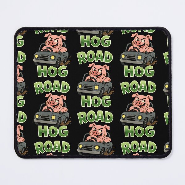 Item preview, Road Hog Funny Driving Pig Design designed and sold by TeeTimeTreasure.