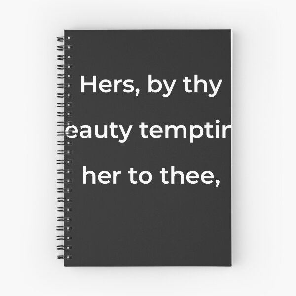 Item preview, "Hers, by thy beauty tempting her to thee," - print white designed and sold by ariksworld.
