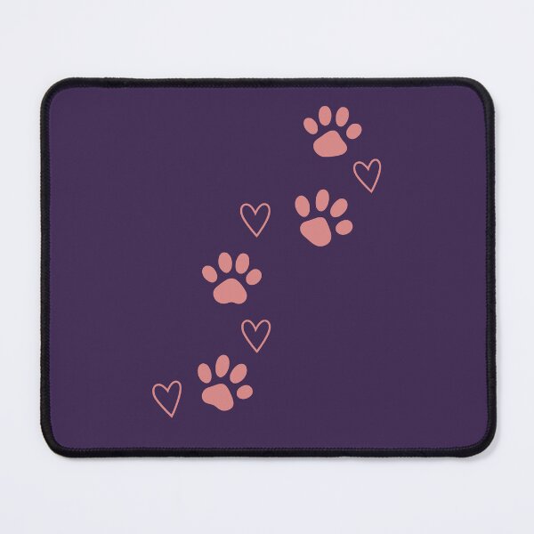 Item preview, Pink Paw Prints Hearts designed and sold by Corvoria.