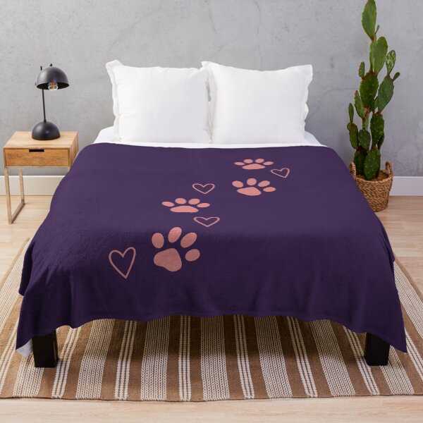Item preview, Pink Paw Prints Hearts designed and sold by Corvoria.