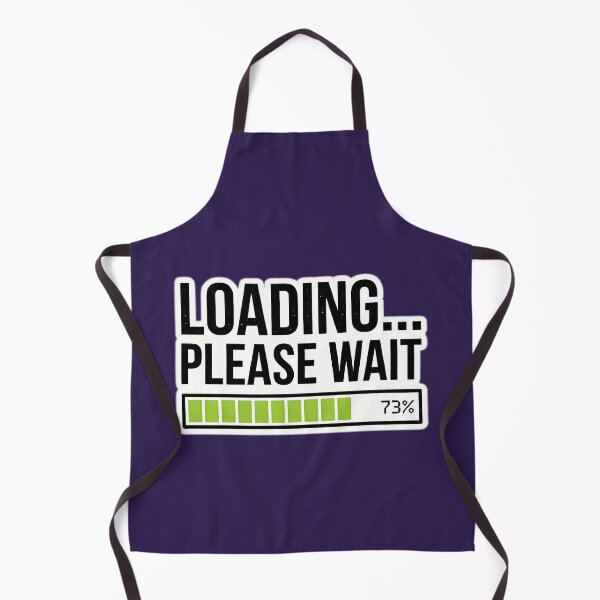Item preview, Funny Loading Please Wait 73 Percent Gamer Graphic designed and sold by MCV-Designs.
