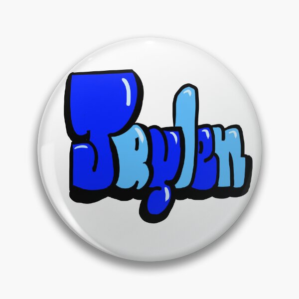 Item preview, Jaylen Blue Graffiti Bubble Letters Streetwear Typography Art designed and sold by Artonmytee.