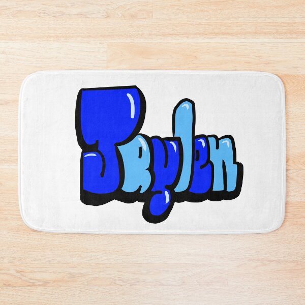 Item preview, Jaylen Blue Graffiti Bubble Letters Streetwear Typography Art designed and sold by Artonmytee.