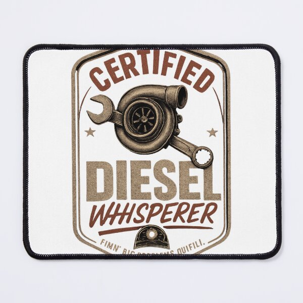 Item preview, Certified Diesel Whisperer Mechanic Shirt designed and sold by Serigraphy.