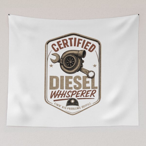 Item preview, Certified Diesel Whisperer Mechanic Shirt designed and sold by Serigraphy.