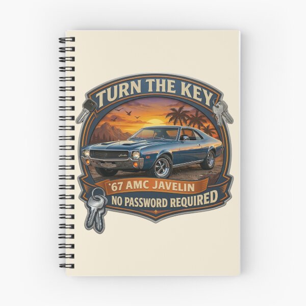 Item preview, Turn Key No Password Classic Car Badge designed and sold by Retro Arabica.