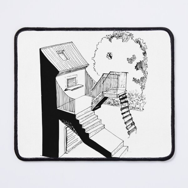 Item preview, The Architectural Blunder: Surreal Urban Sketch designed and sold by BarnBurns.