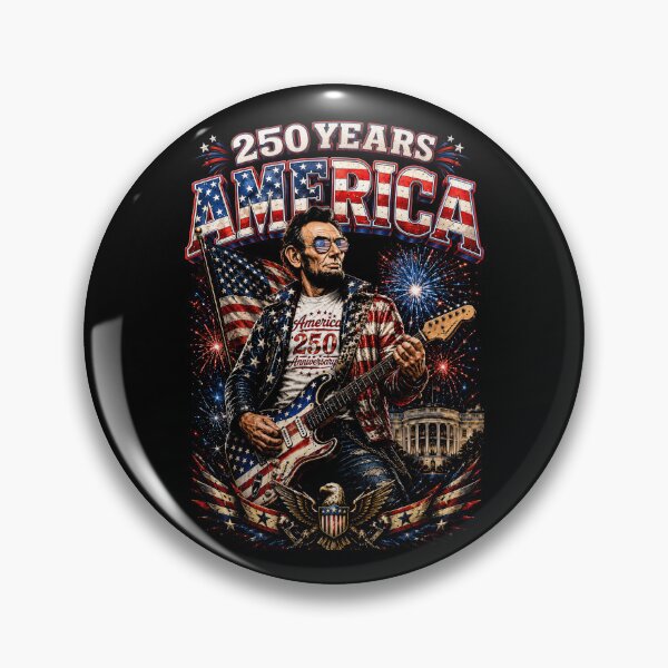 Item preview, Vintage Abraham Lincoln Abe Lincoln Playing Guitar 250 Years designed and sold by Patchina.