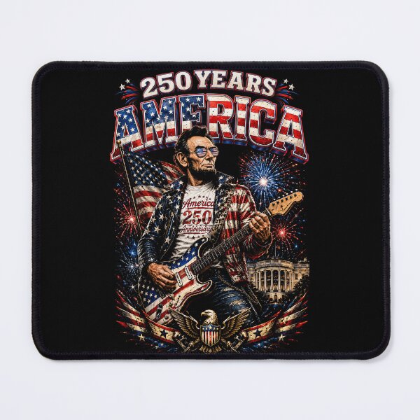 Item preview, Vintage Abraham Lincoln Abe Lincoln Playing Guitar 250 Years designed and sold by Patchina.