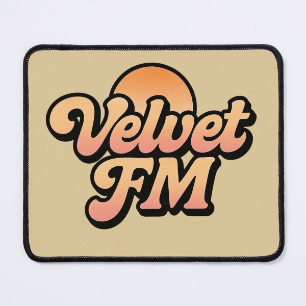 Item preview, Velvet FM | Retro Electronic Music Aesthetic designed and sold by |TRSSHOP|.