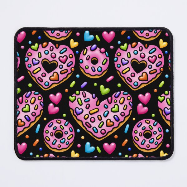 Item preview, Sweet Heart Donut Pattern Kawaii Candy Love Design designed and sold by TreeDoPrints.