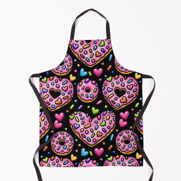 Item preview, Sweet Heart Donut Pattern Kawaii Candy Love Design designed and sold by TreeDoPrints.