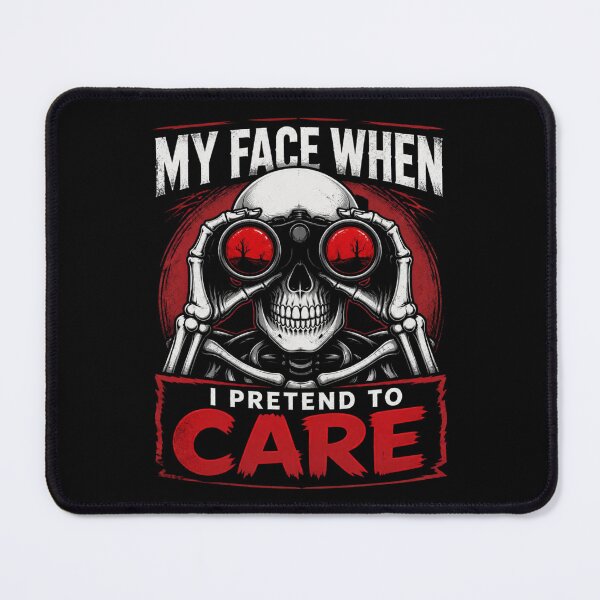 Item preview, Sarcastic Skull – Pretend to Care designed and sold by ABLAT-CREATIONS.