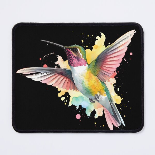 Item preview, Watercolor Hummingbird in Flight designed and sold by Paulocdias.