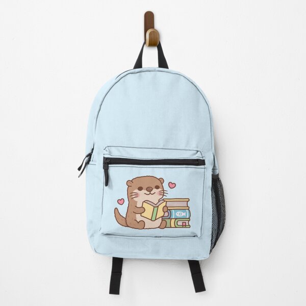 Item preview, Cute River Otter Loves Reading Books designed and sold by rustydoodle.