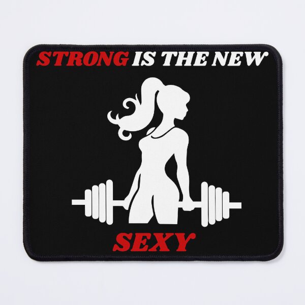 Item preview, Strong Is The New Sexy - Motivational Gym Shirt for Women Dark Edition designed and sold by THEDREAMCHASER.
