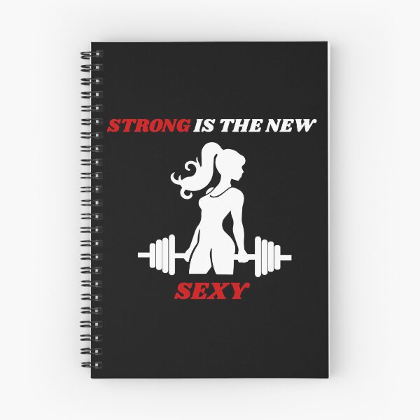 Item preview, Strong Is The New Sexy - Motivational Gym Shirt for Women Dark Edition designed and sold by THEDREAMCHASER.