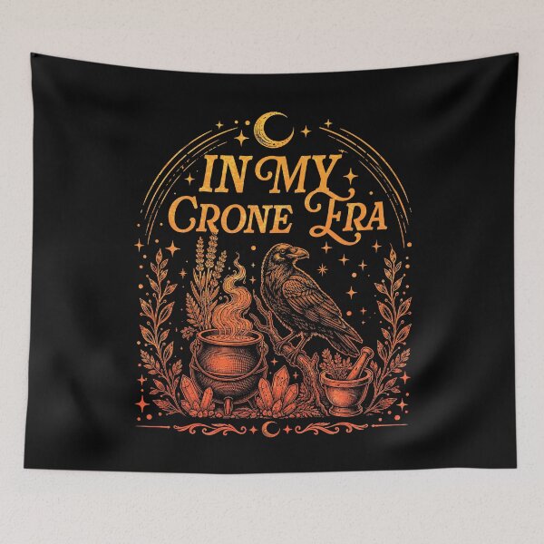 Item preview, in My Crone Era Witchy Crow Mystic Moon designed and sold by Patchina.