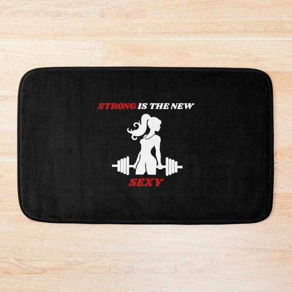 Item preview, Strong Is The New Sexy - Motivational Gym Shirt for Women Dark Edition designed and sold by THEDREAMCHASER.
