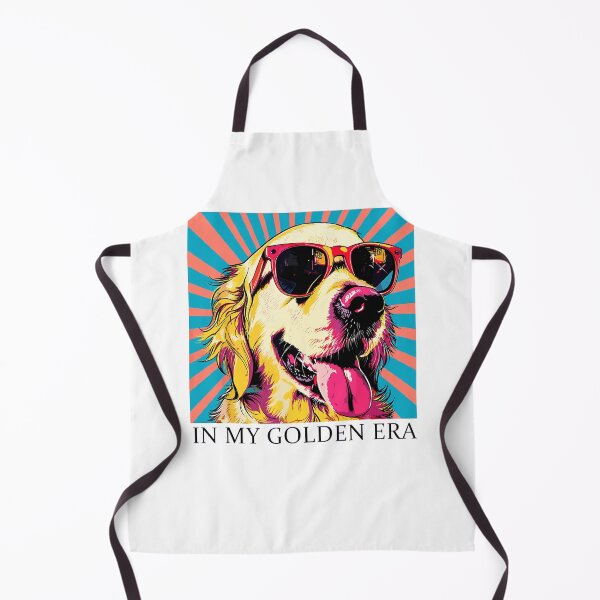 Item preview, In My Golden Era Funny Golden Retriever 70s Retro Sunglasses Graphic designed and sold by Glow-Paw-Studio.