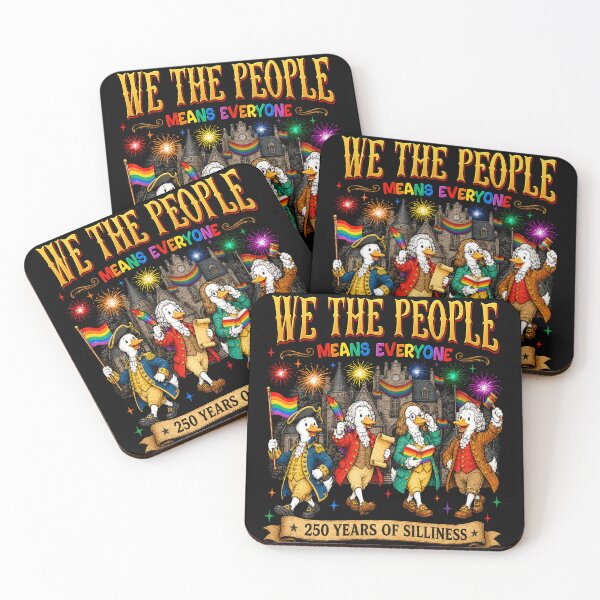 Item preview, We The People Means Everyone 250 Years of Silliness LGBTQ designed and sold by Patchina.