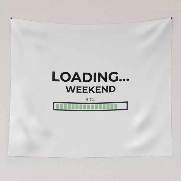 Item preview, Loading Weekend 87 Percent Completed Graphic designed and sold by MCV-Designs.