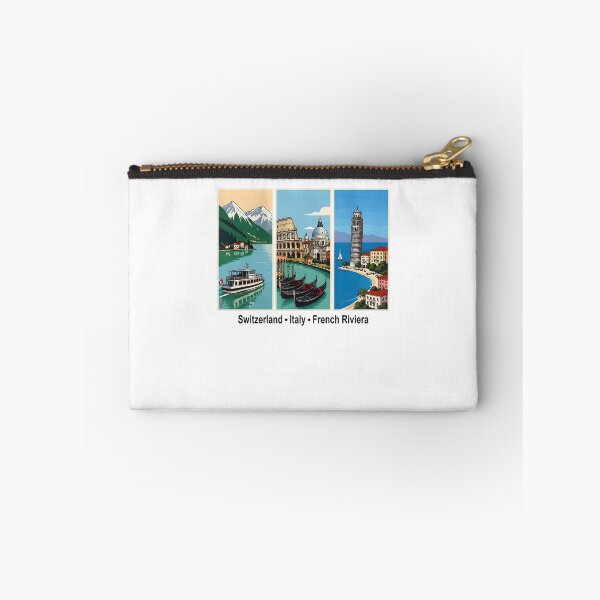 Item preview, Switzerland Italy French Riviera Vintage Travel Lover designed and sold by Glow-Paw-Studio.