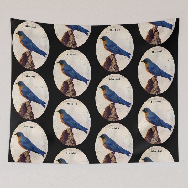 Item preview, Bluebird Birdwatching Nature Lover Rustic Wildlife designed and sold by Glow-Paw-Studio.